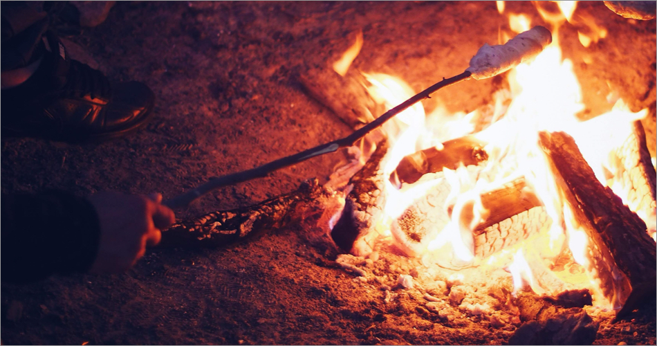 Fireside s'mores